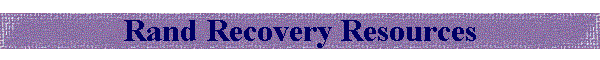 Rand Recovery Resources